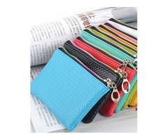 Womens Fashion Wristlet Wallet Lady Card Coin Cute Wallet Clutch Zipper Purse - Image 2