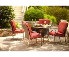 Martha Stewart Living Cedar Island 5-Piece All-Weather Wicker Patio Dining Set